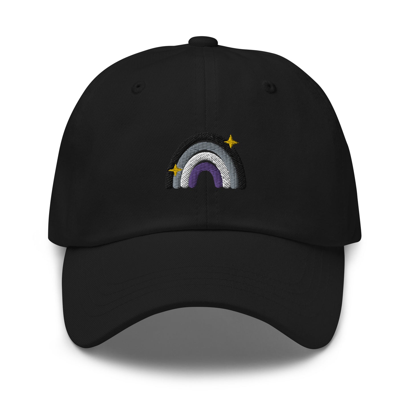 Asexual Rainbow Dad hat