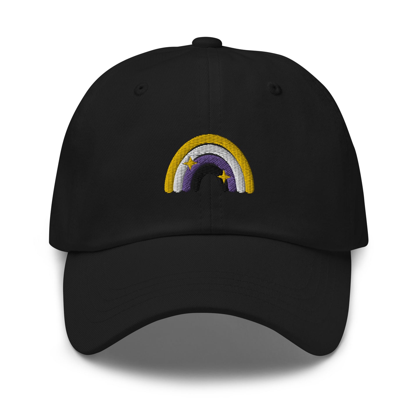 Non-binary Rainbow Dad hat