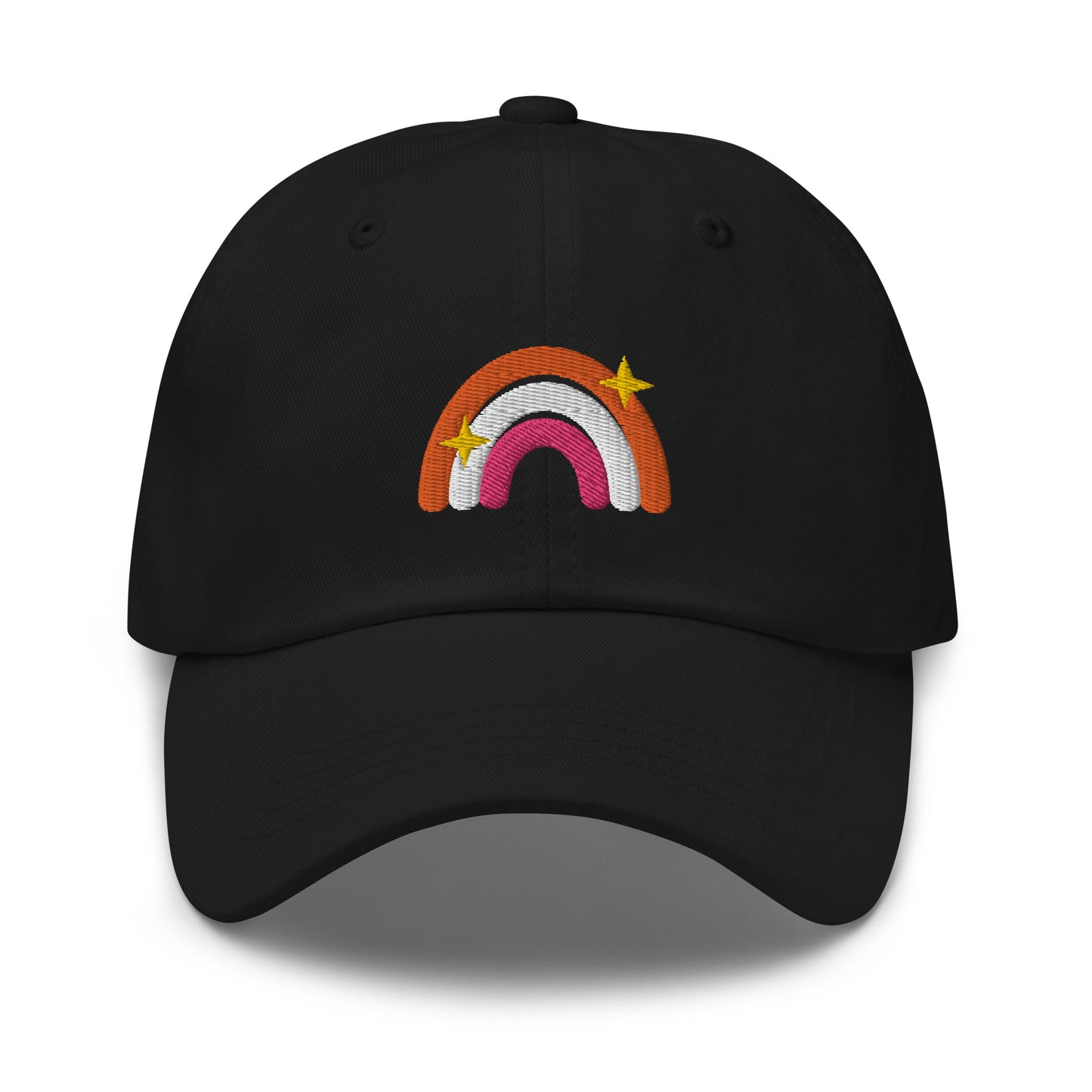Lesbian Rainbow Dad hat