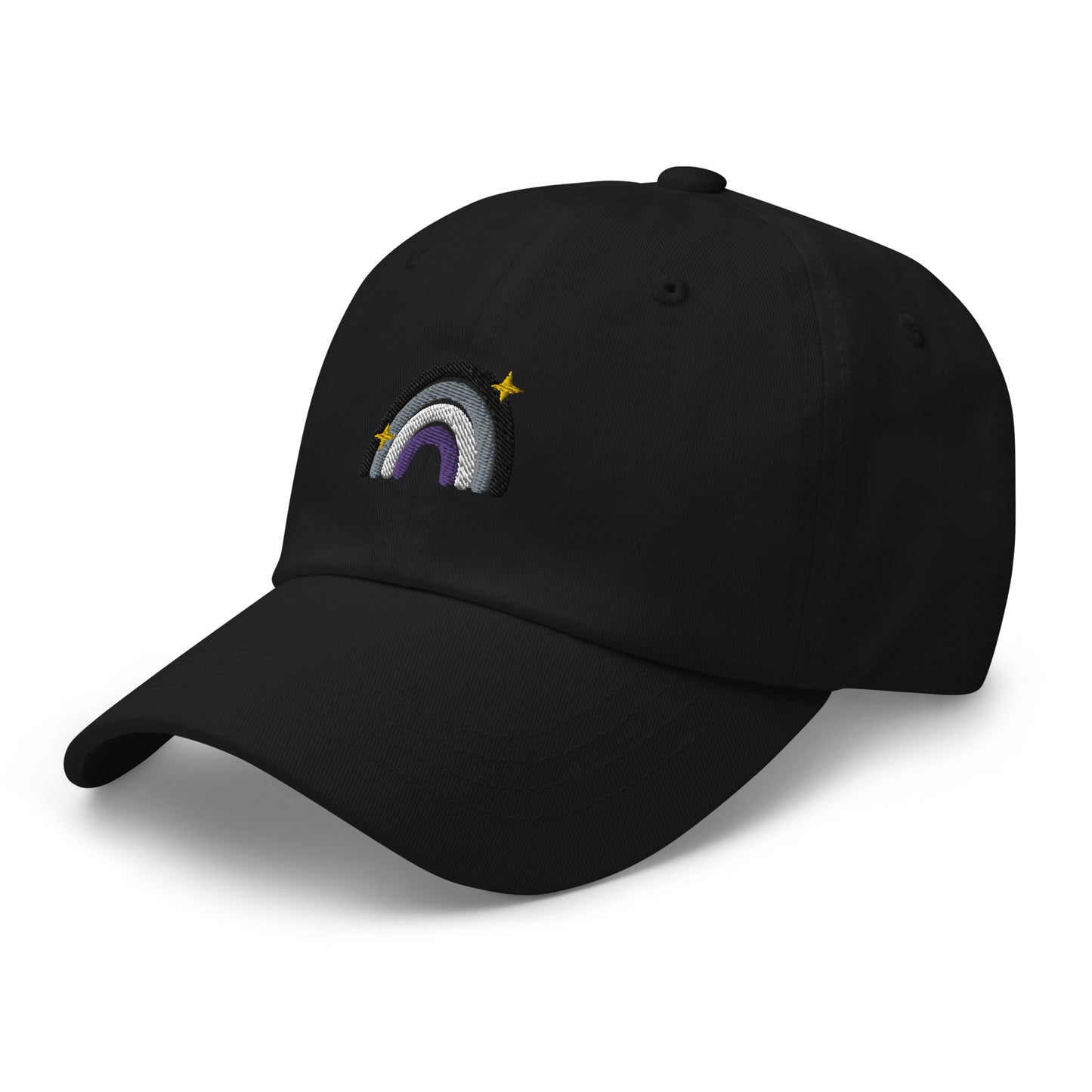Asexual Rainbow Dad hat