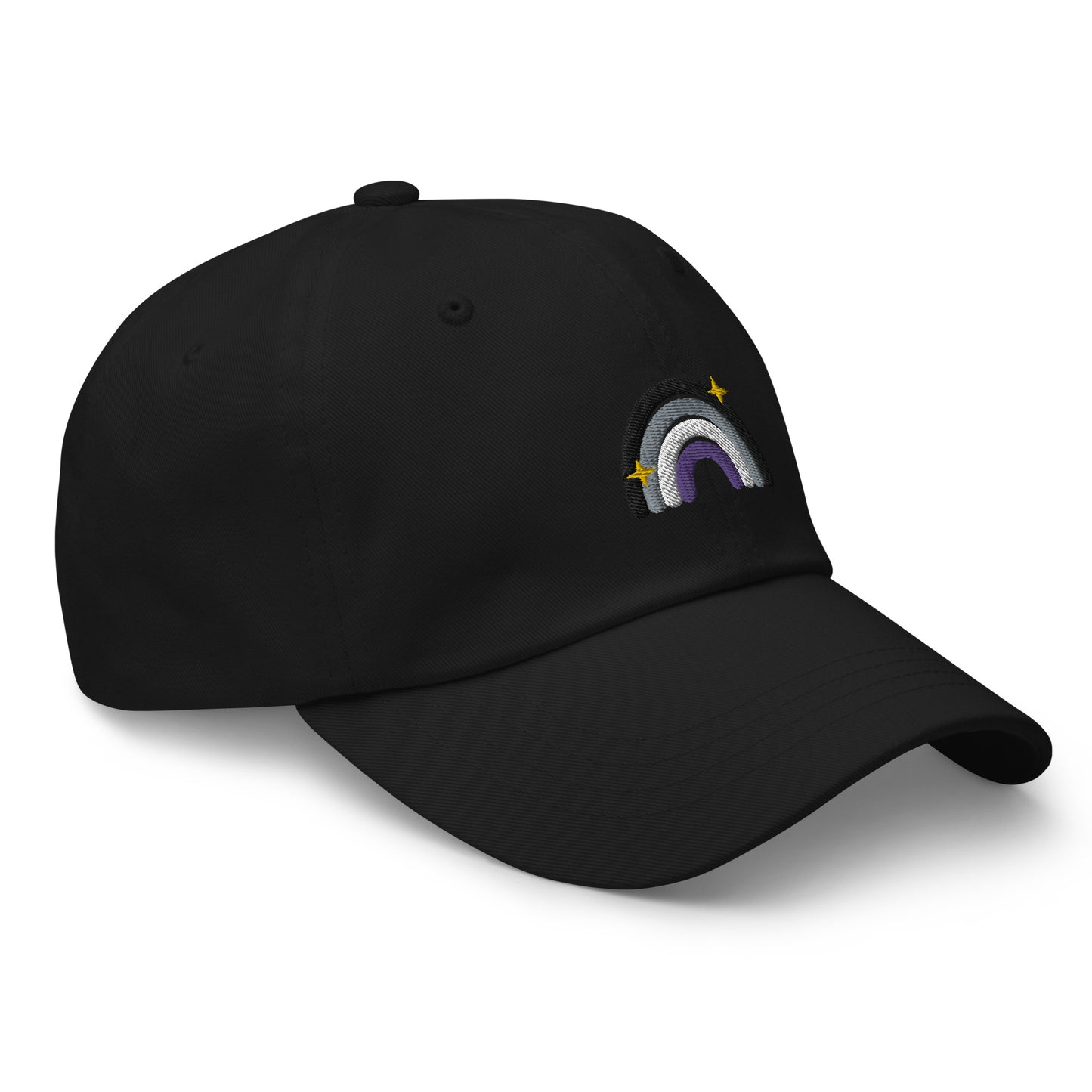Asexual Rainbow Dad hat