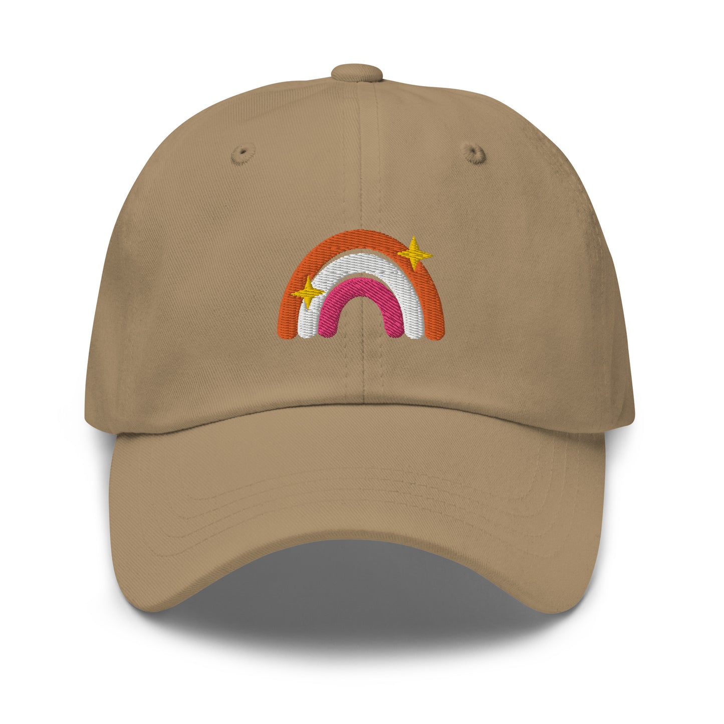 Lesbian Rainbow Dad hat