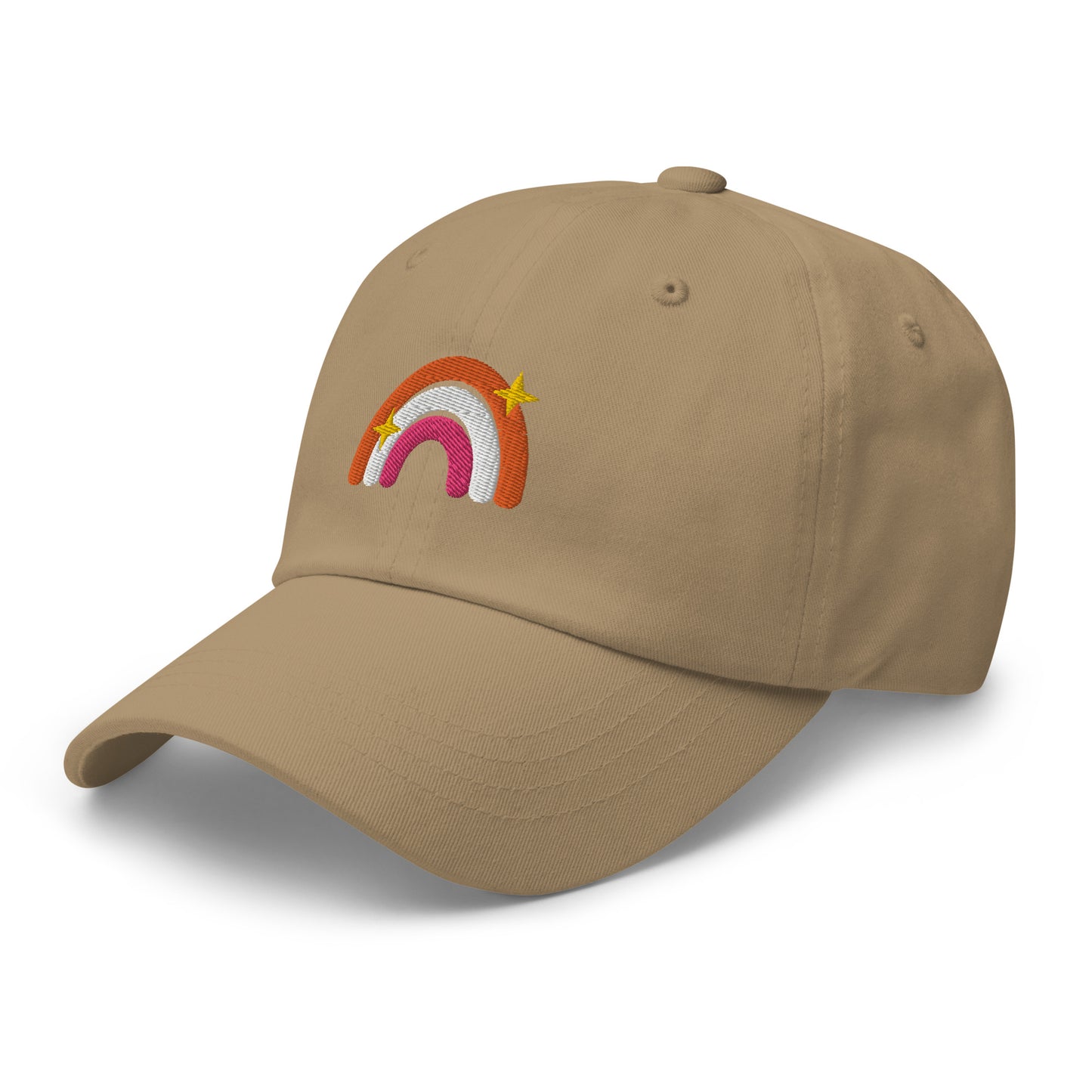 Lesbian Rainbow Dad hat