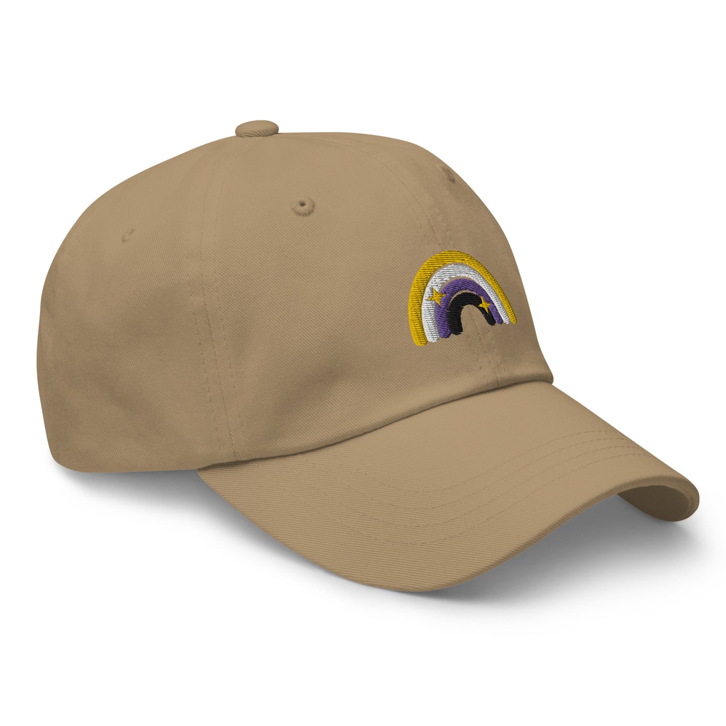 Non-binary Rainbow Dad hat
