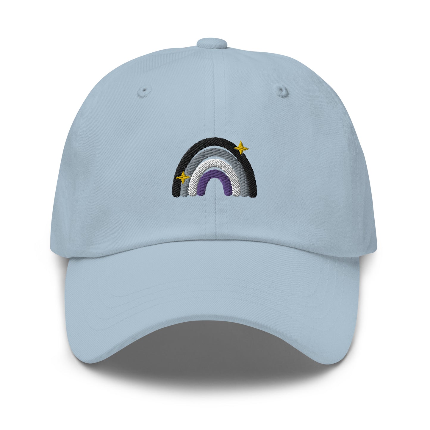 Asexual Rainbow Dad hat