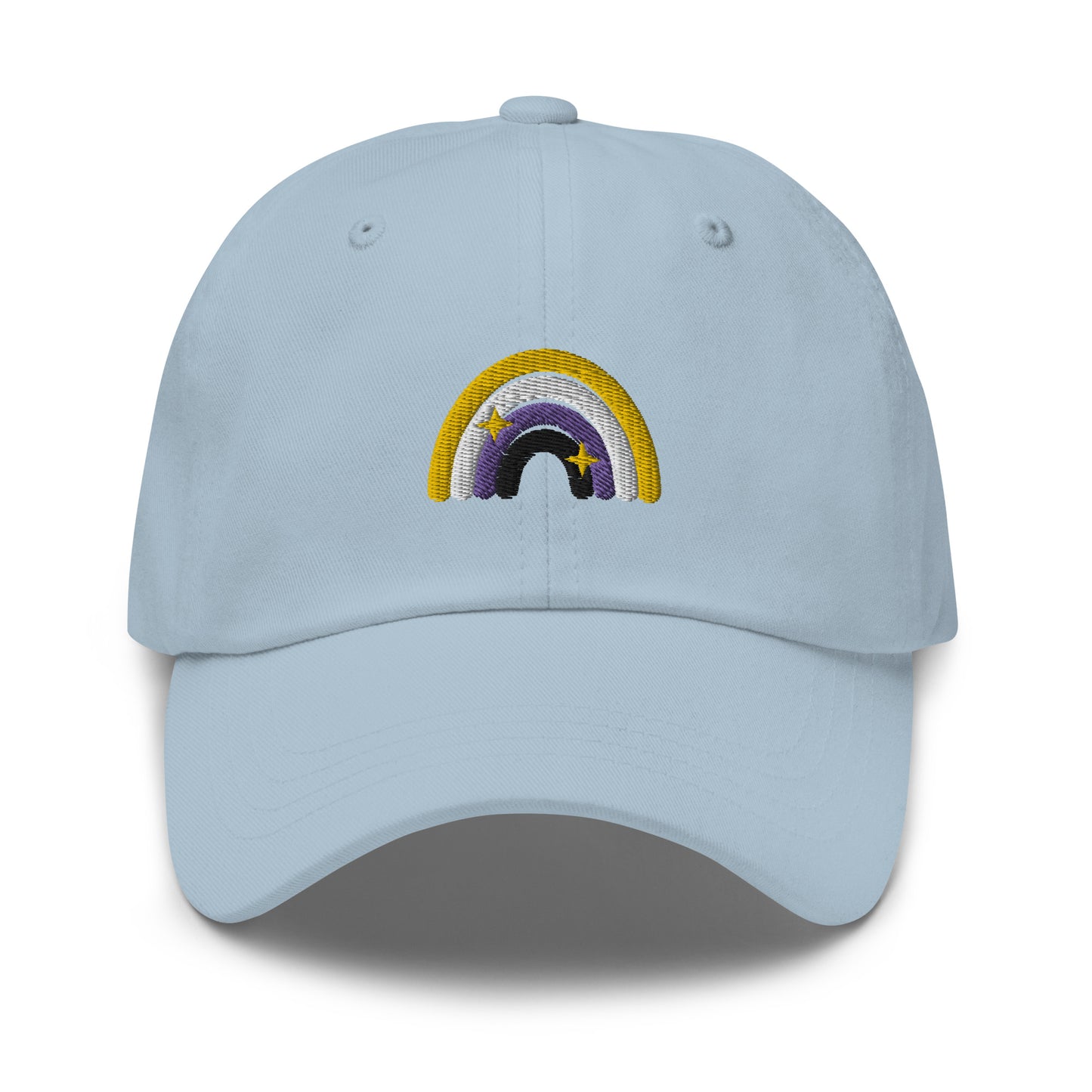 Non-binary Rainbow Dad hat