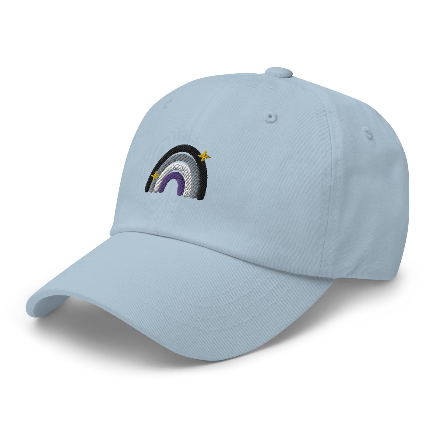 Asexual Rainbow Dad hat