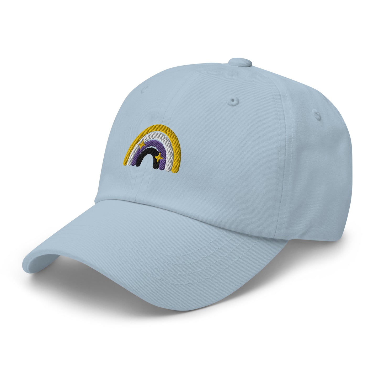Non-binary Rainbow Dad hat