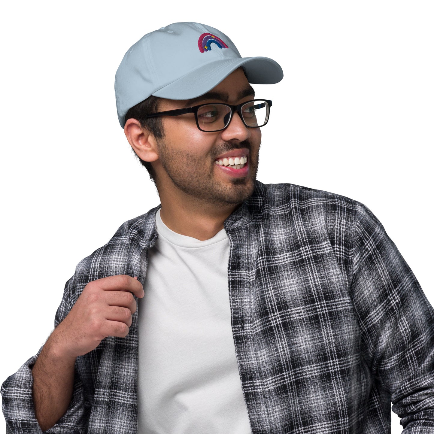 Bisexual Rainbow dad hat