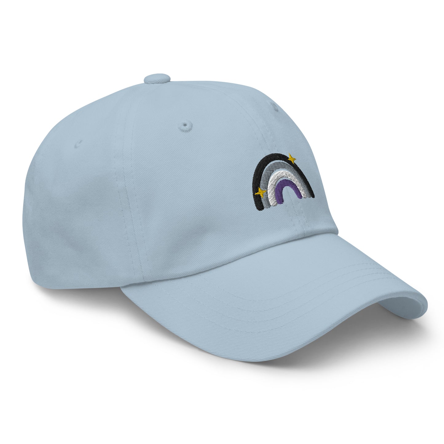 Asexual Rainbow Dad hat