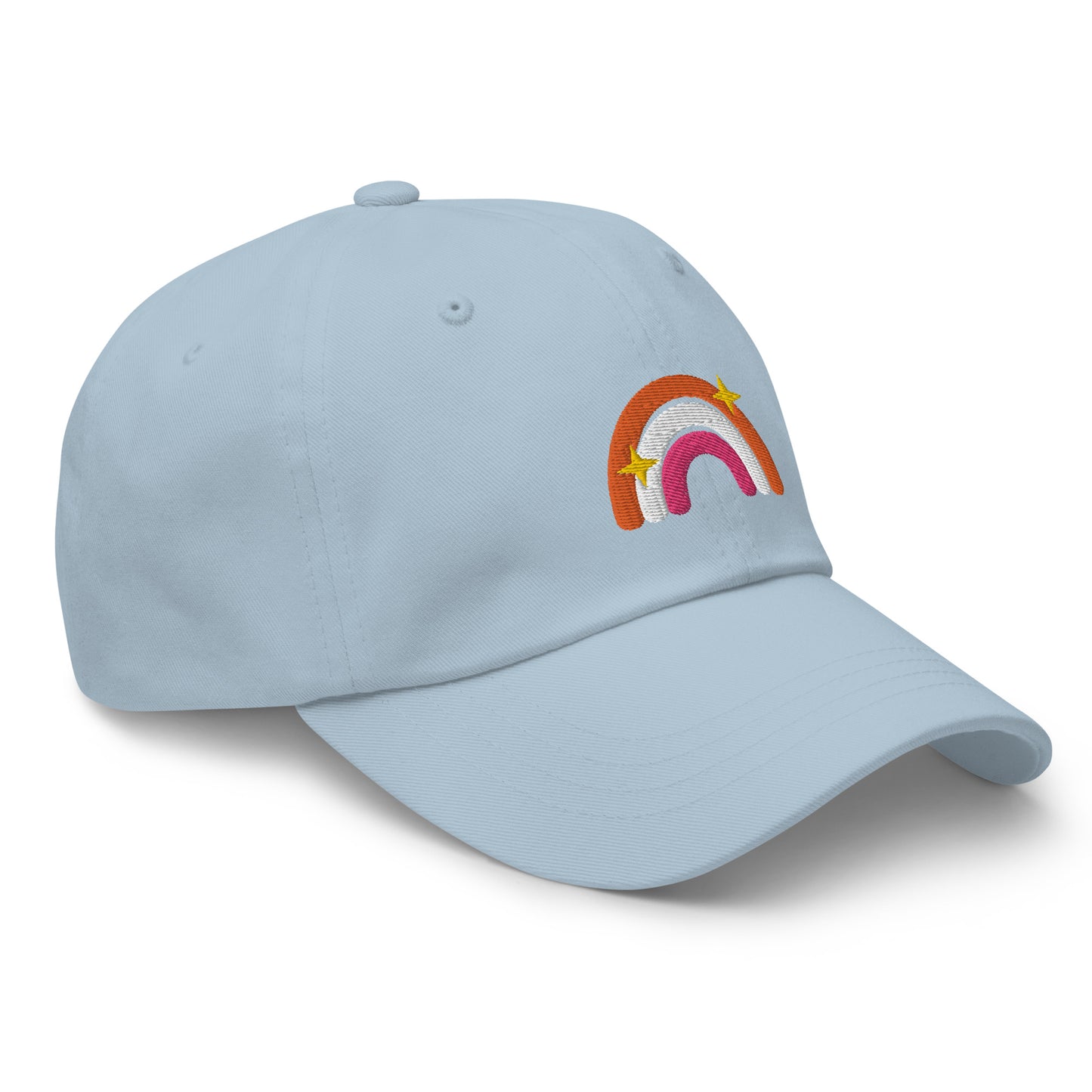 Lesbian Rainbow Dad hat