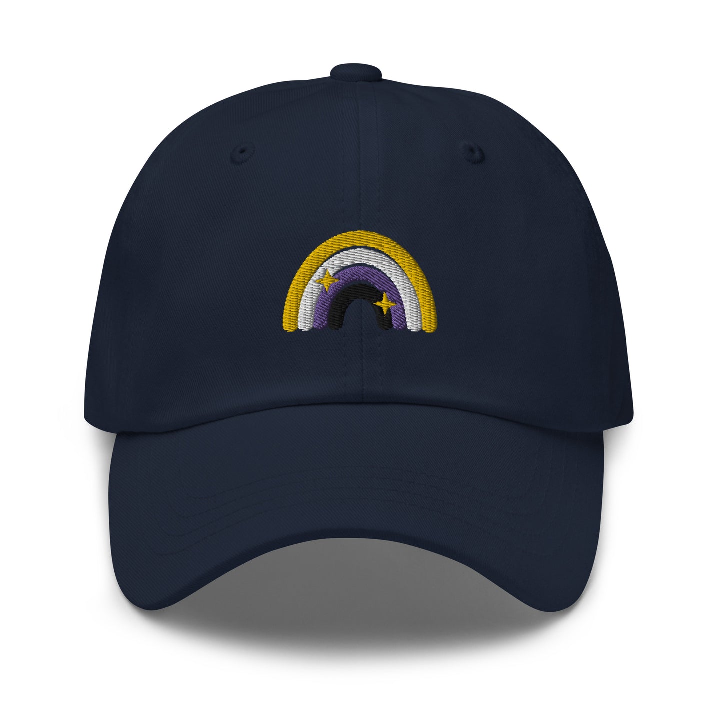 Non-binary Rainbow Dad hat