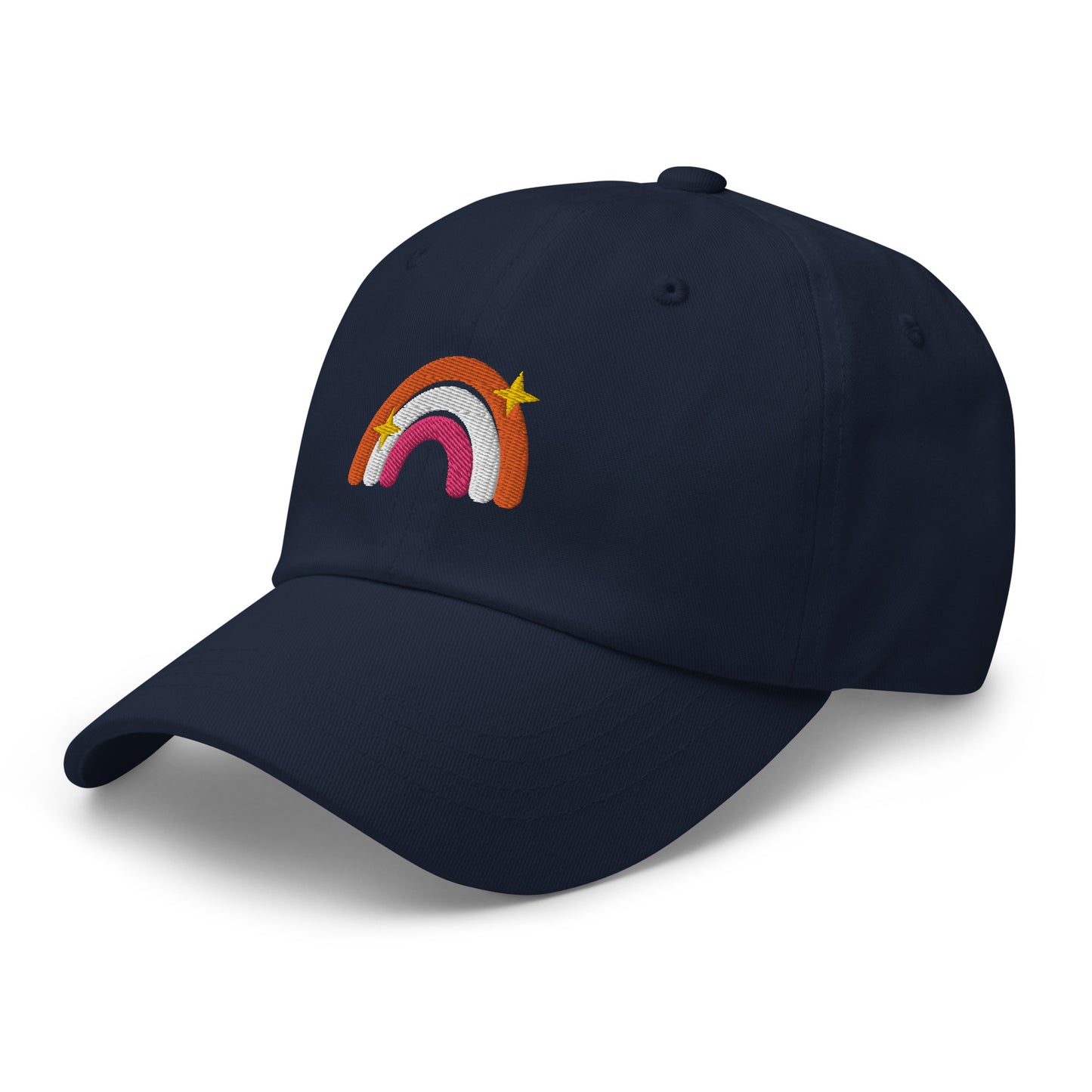 Lesbian Rainbow Dad hat
