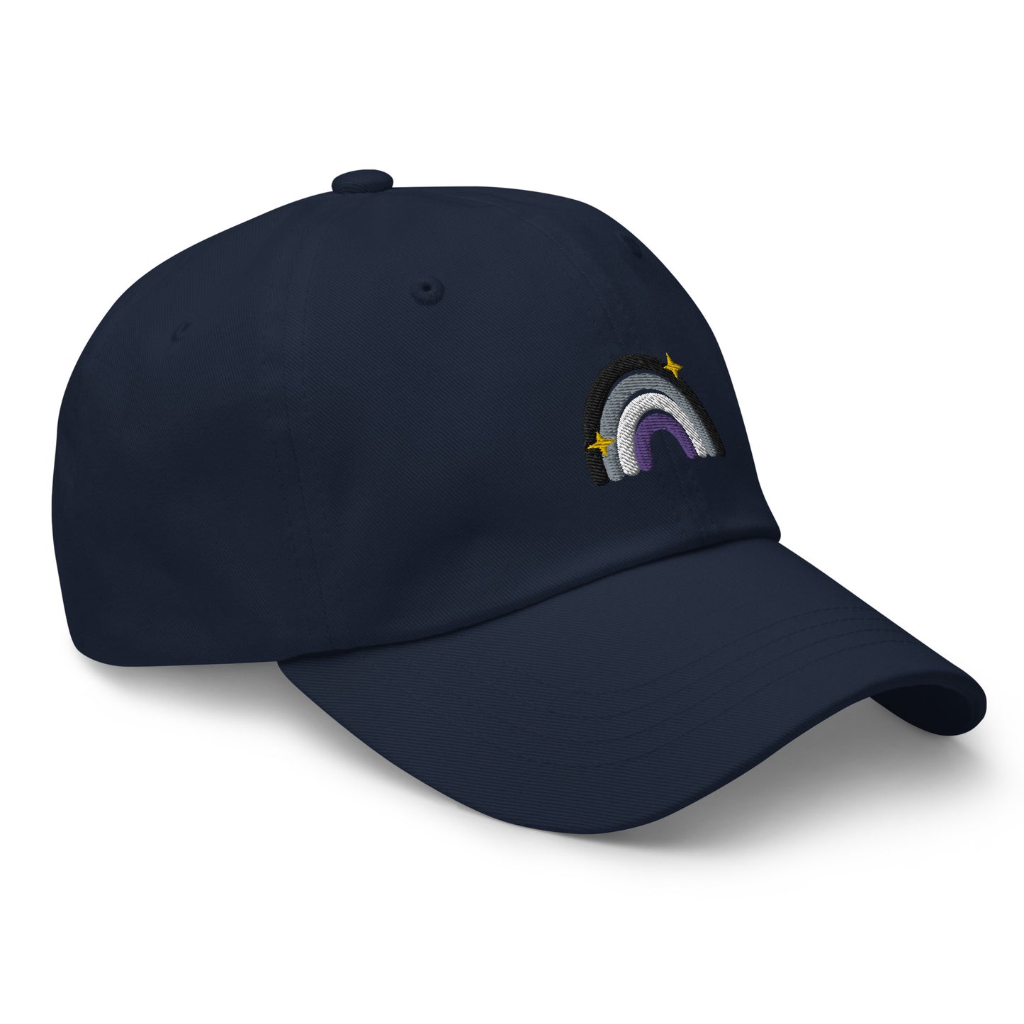 Asexual Rainbow Dad hat