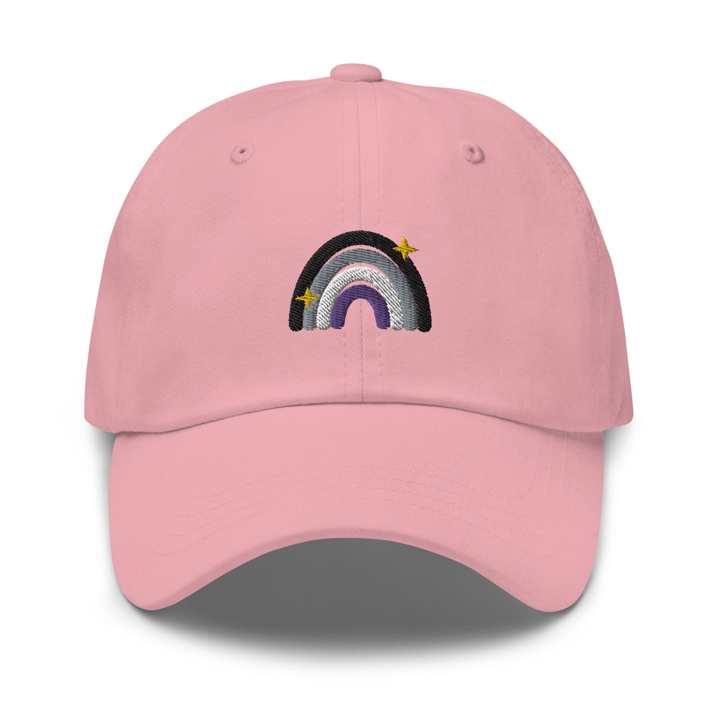 Asexual Rainbow Dad hat