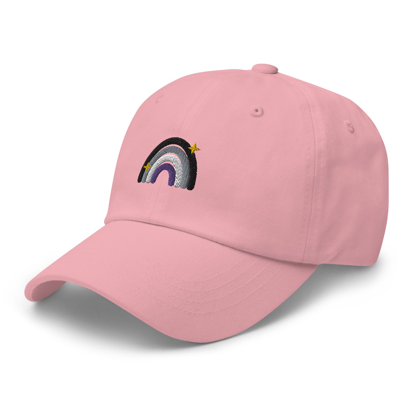 Asexual Rainbow Dad hat