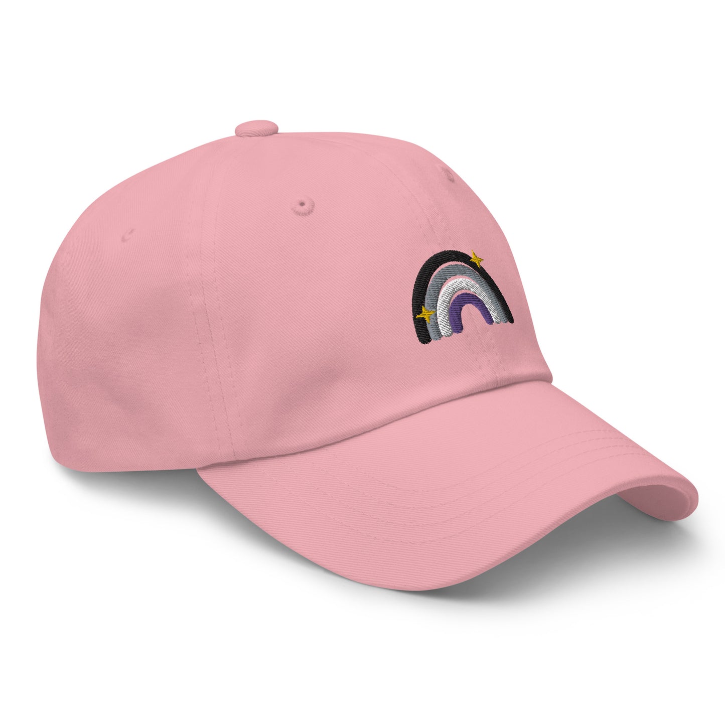 Asexual Rainbow Dad hat