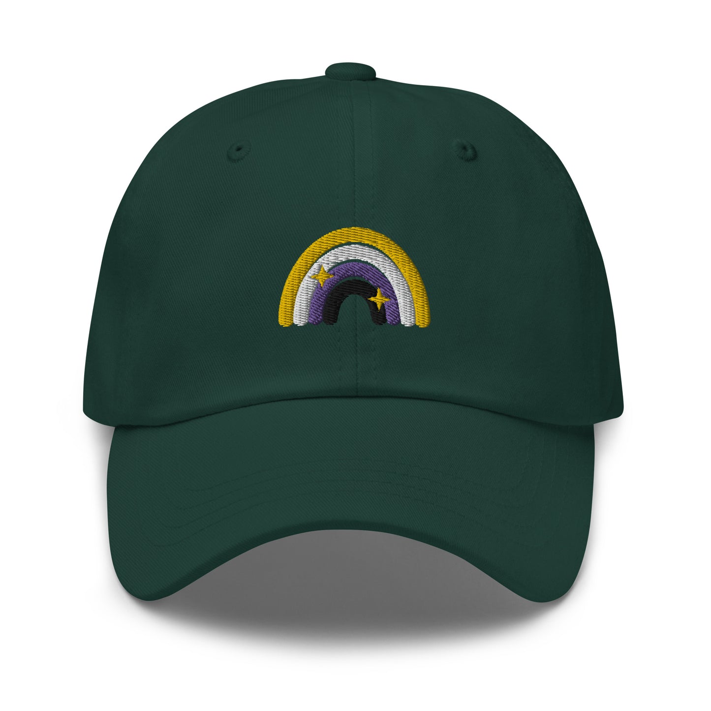 Non-binary Rainbow Dad hat