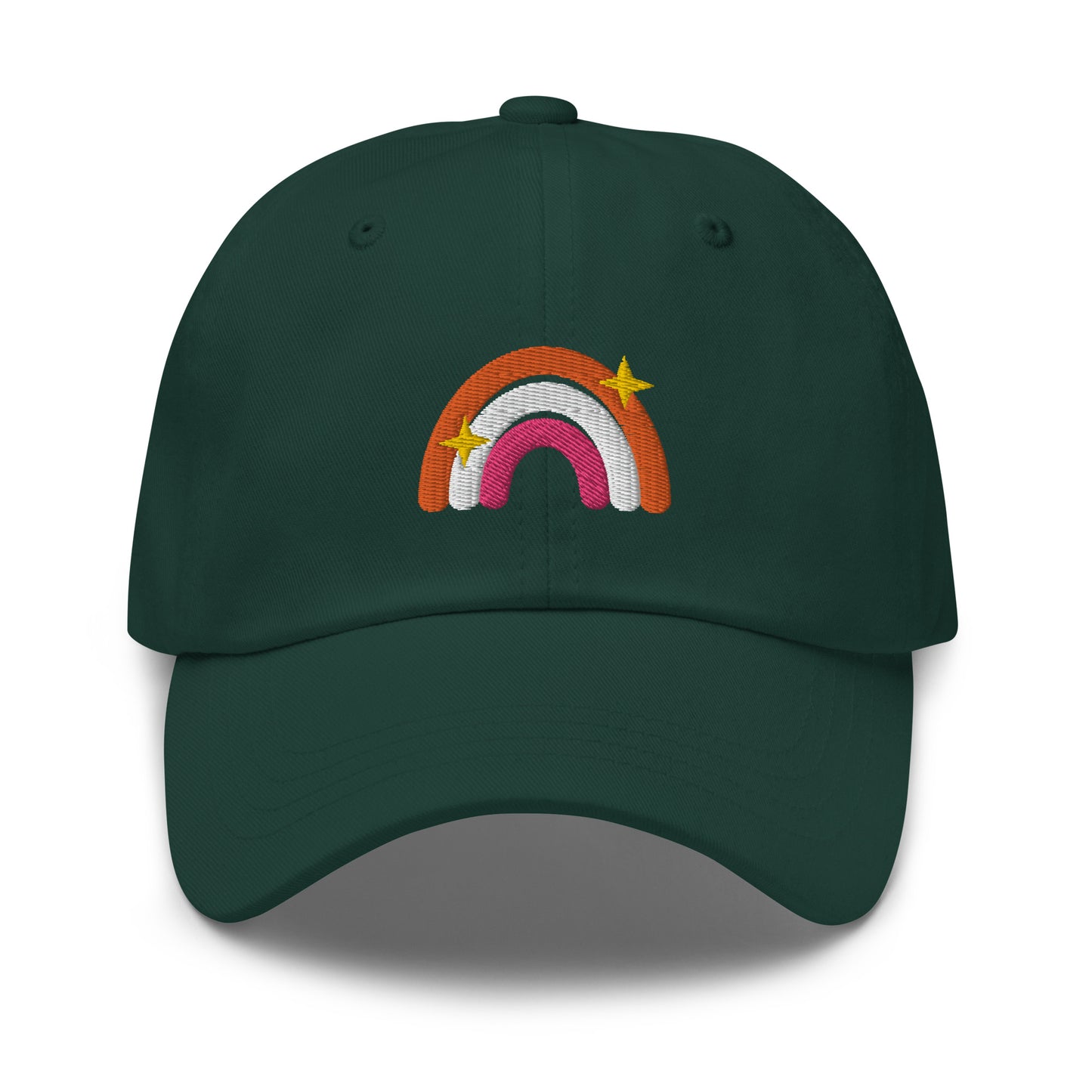 Lesbian Rainbow Dad hat