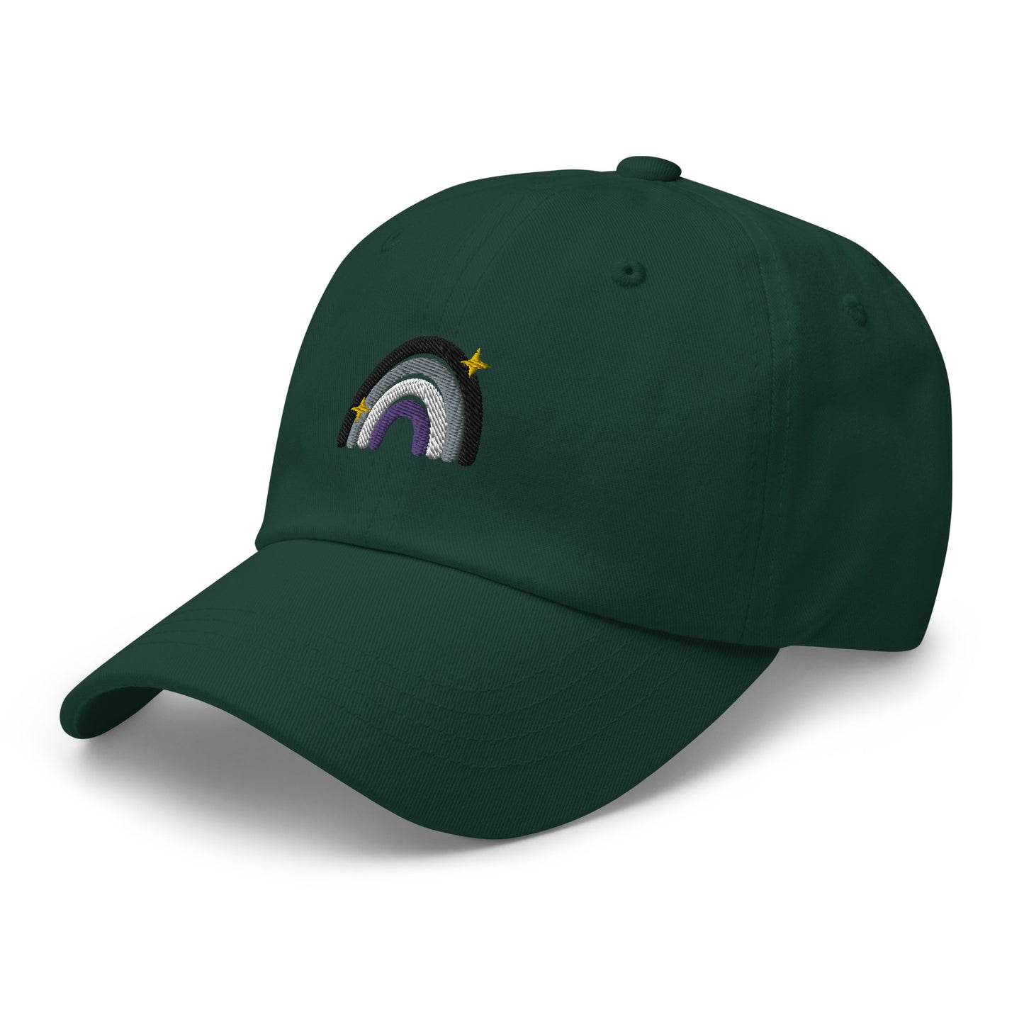 Asexual Rainbow Dad hat