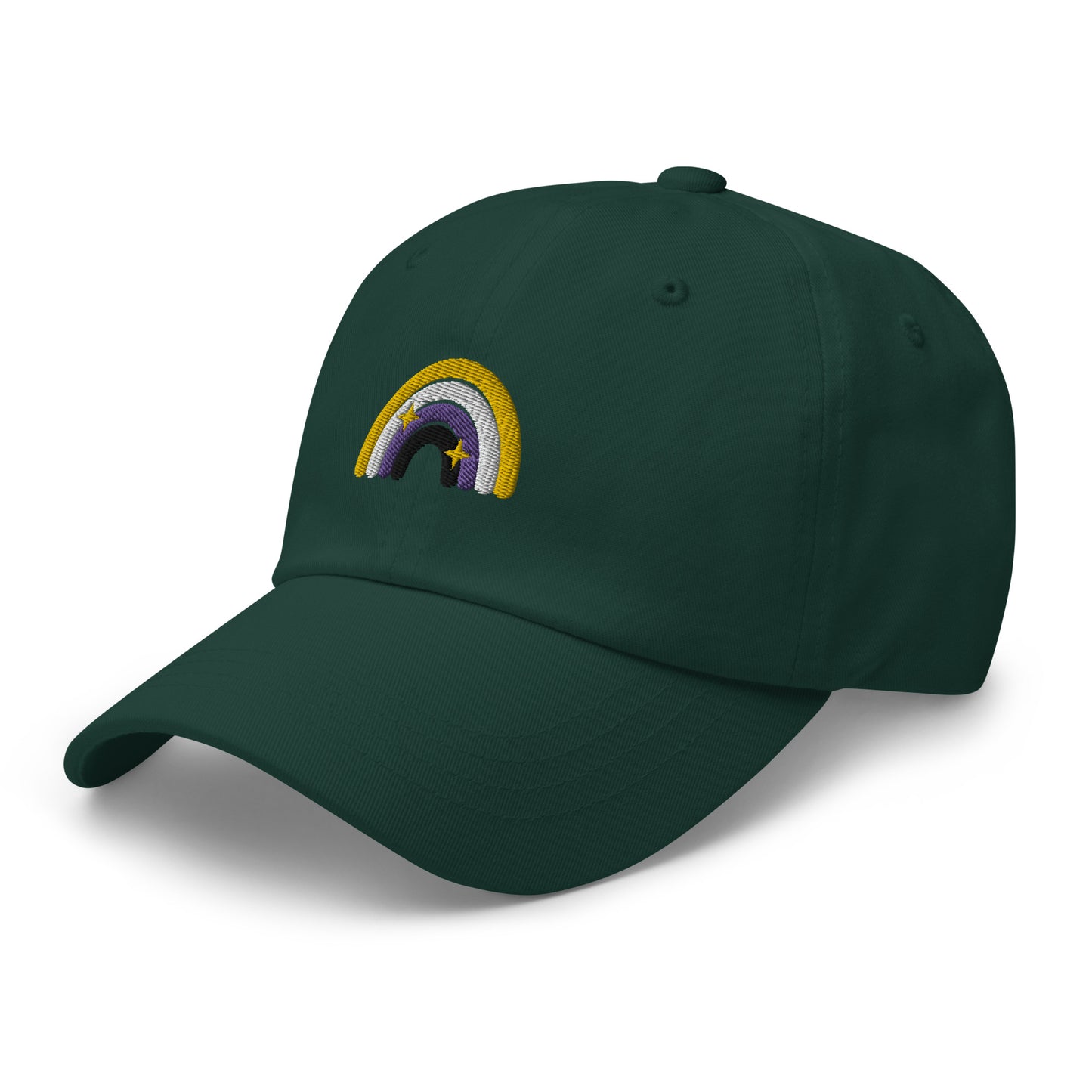 Non-binary Rainbow Dad hat