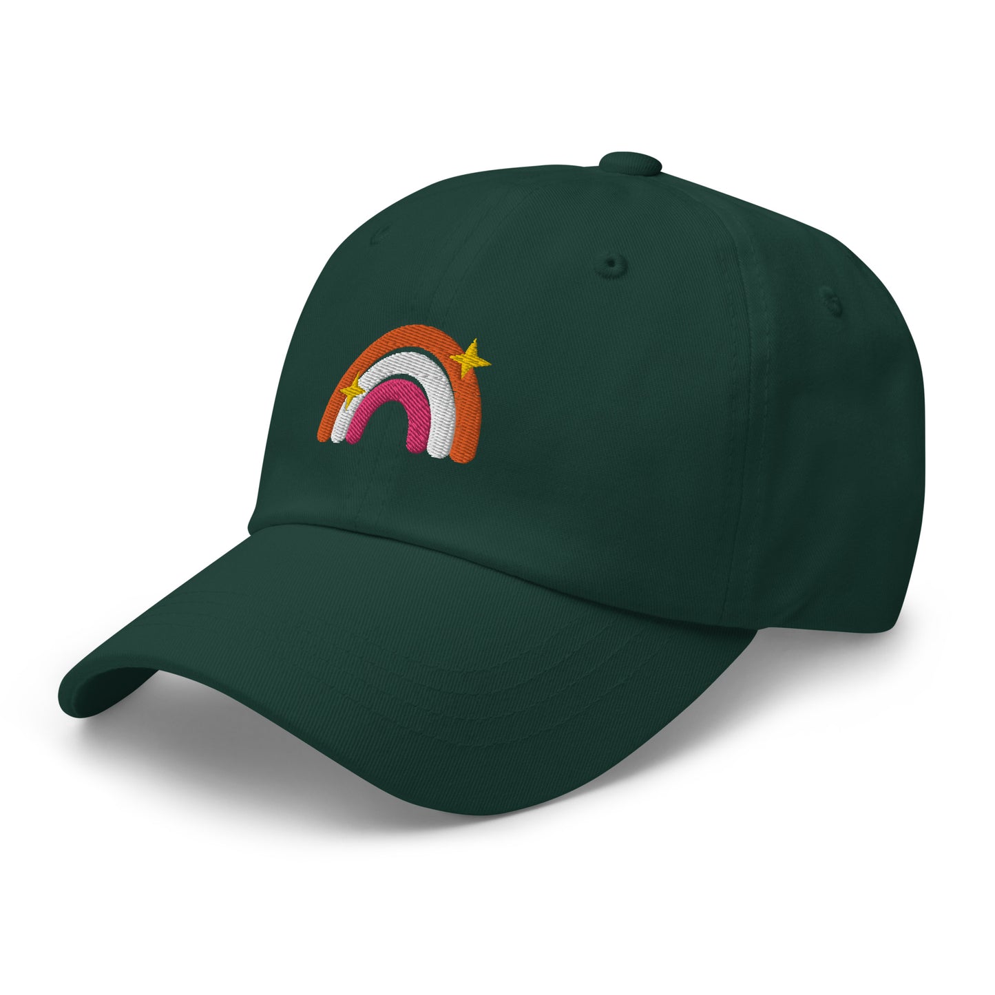 Lesbian Rainbow Dad hat