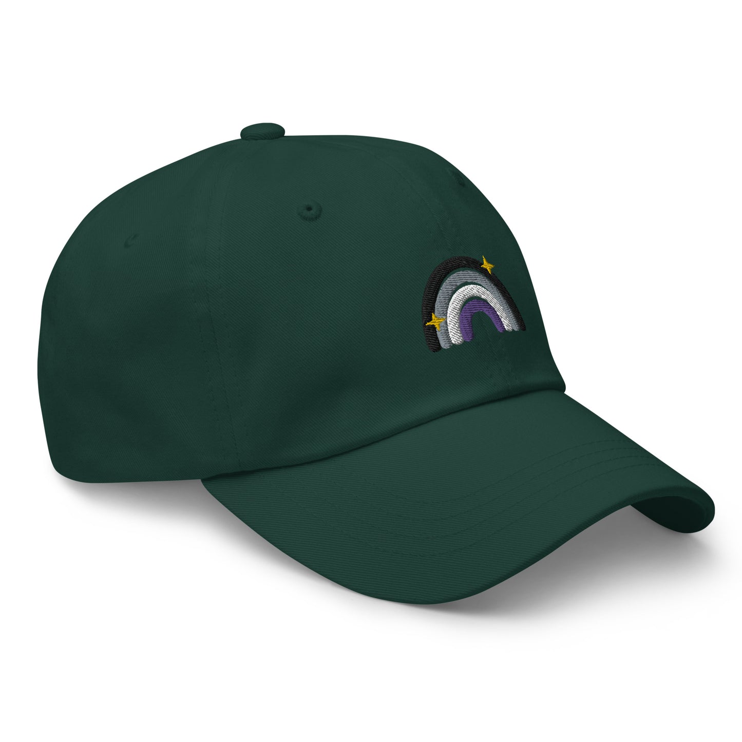 Asexual Rainbow Dad hat