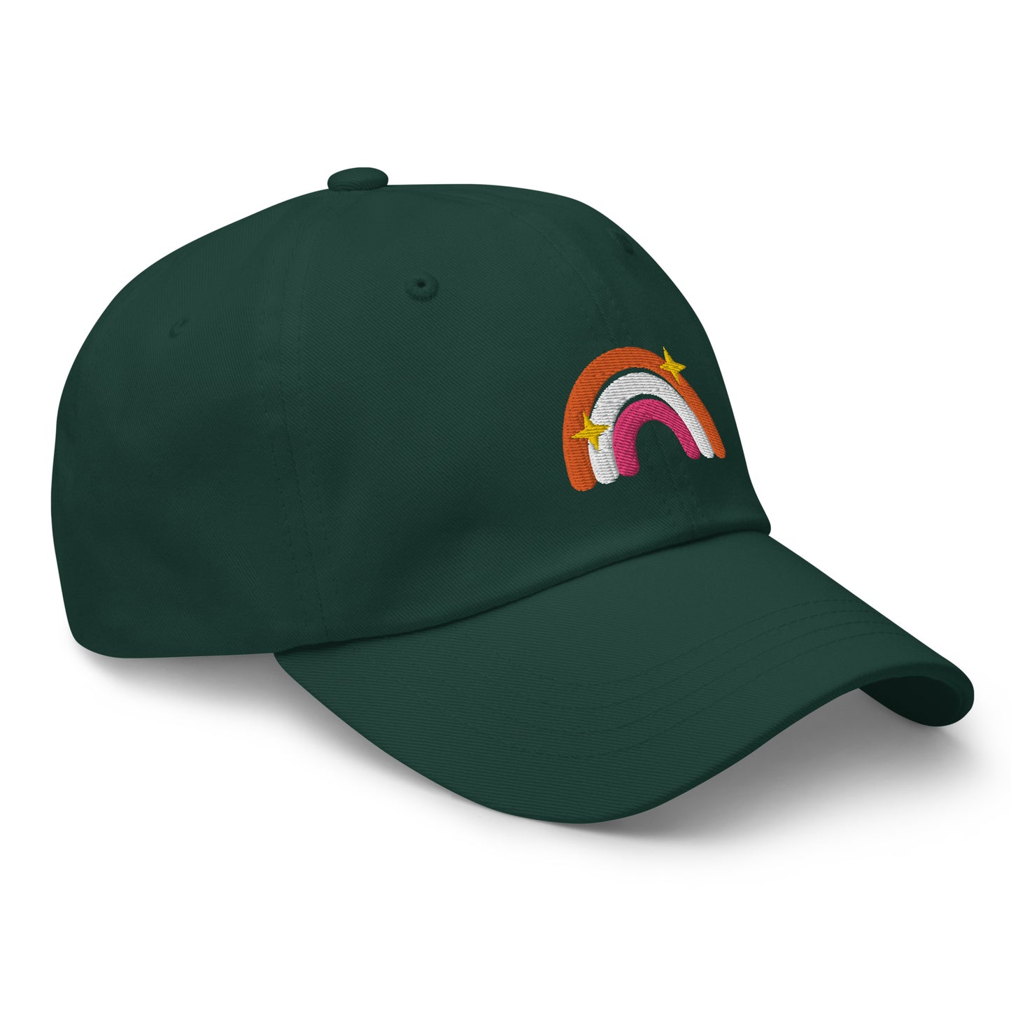 Lesbian Rainbow Dad hat