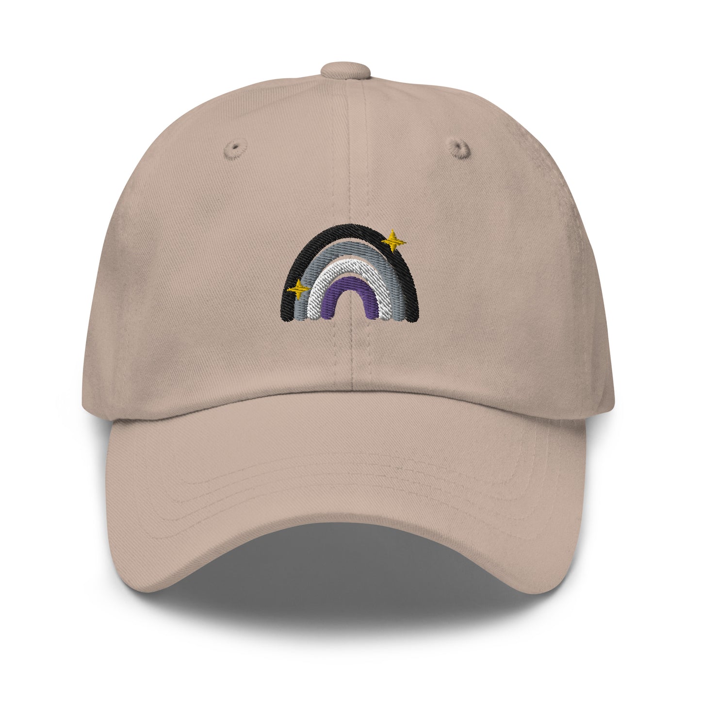 Asexual Rainbow Dad hat