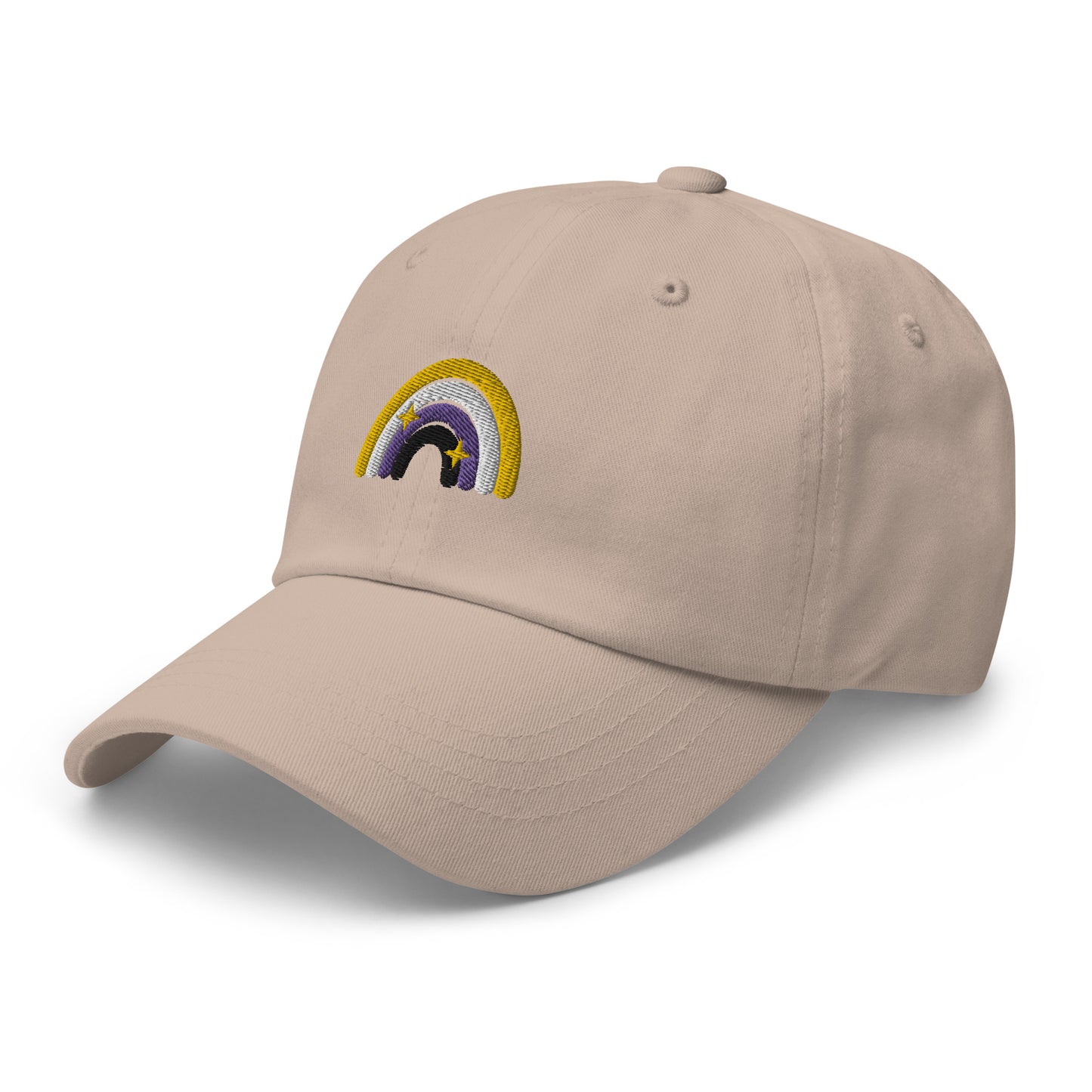 Non-binary Rainbow Dad hat