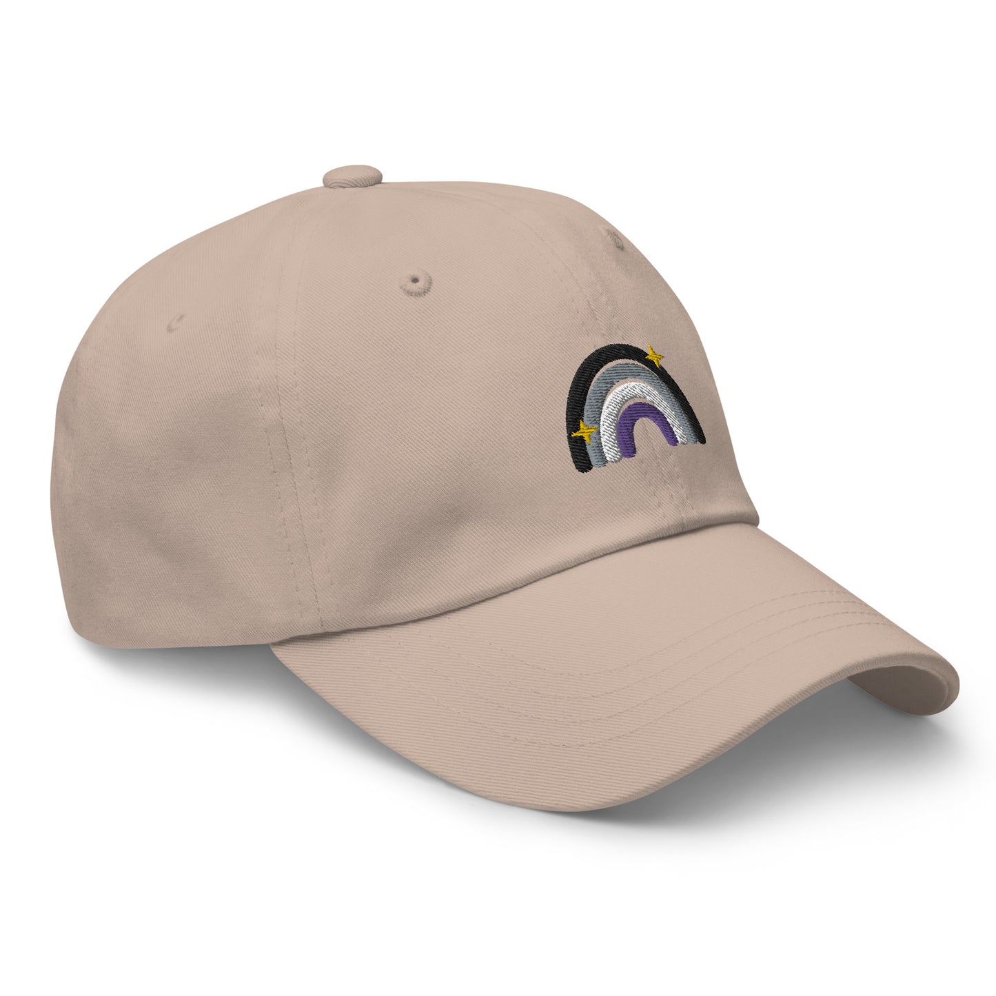 Asexual Rainbow Dad hat