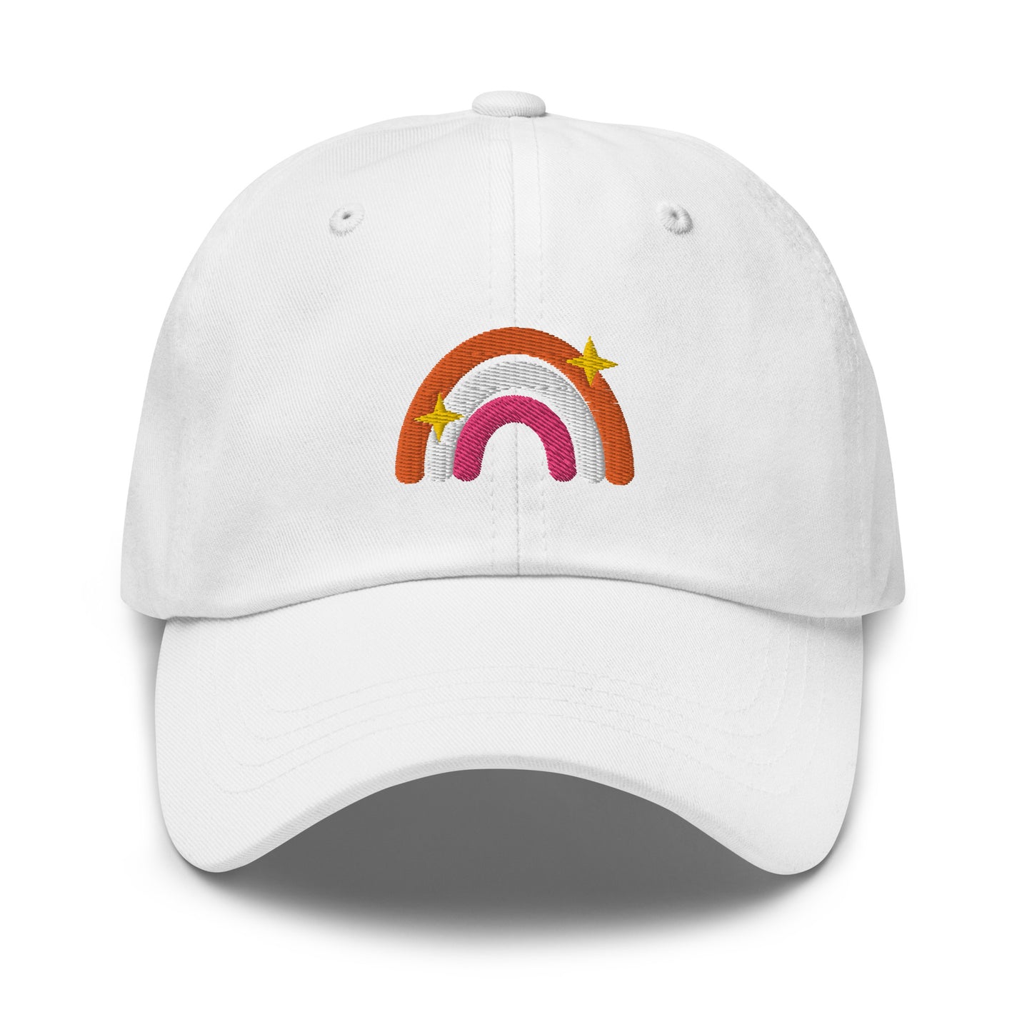 Lesbian Rainbow Dad hat