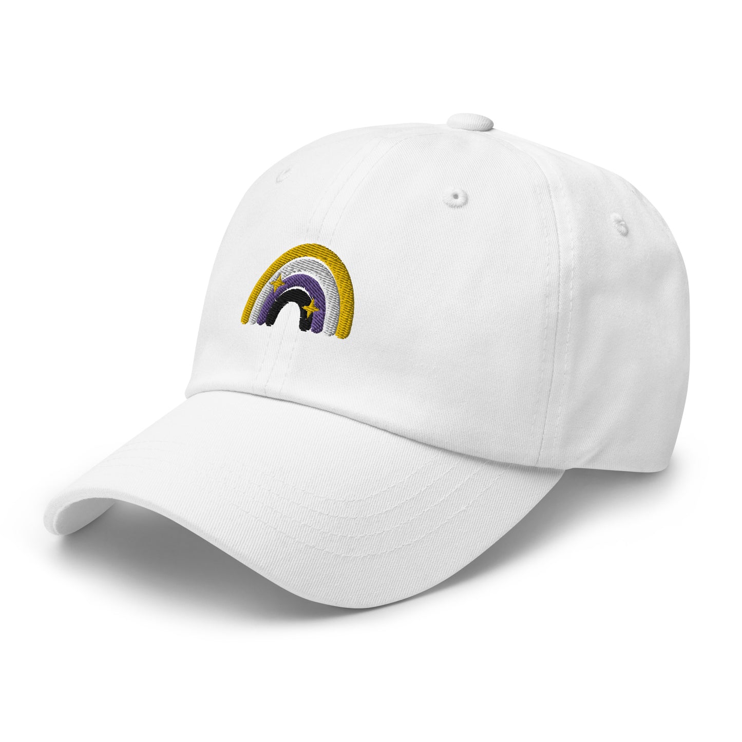 Non-binary Rainbow Dad hat
