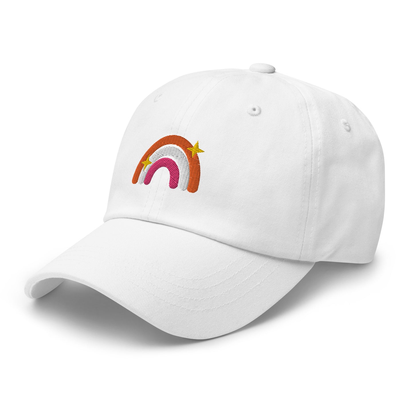 Lesbian Rainbow Dad hat