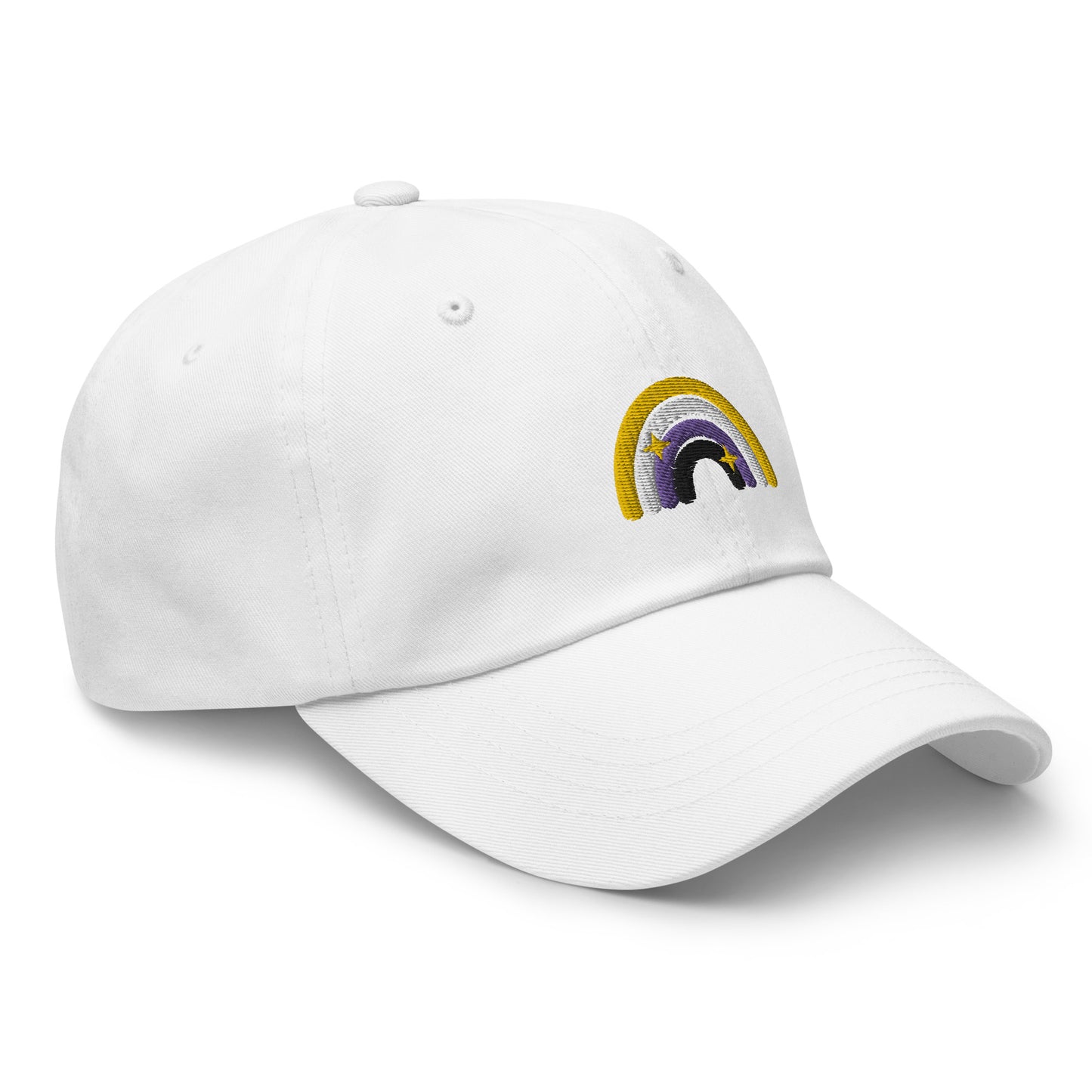 Non-binary Rainbow Dad hat