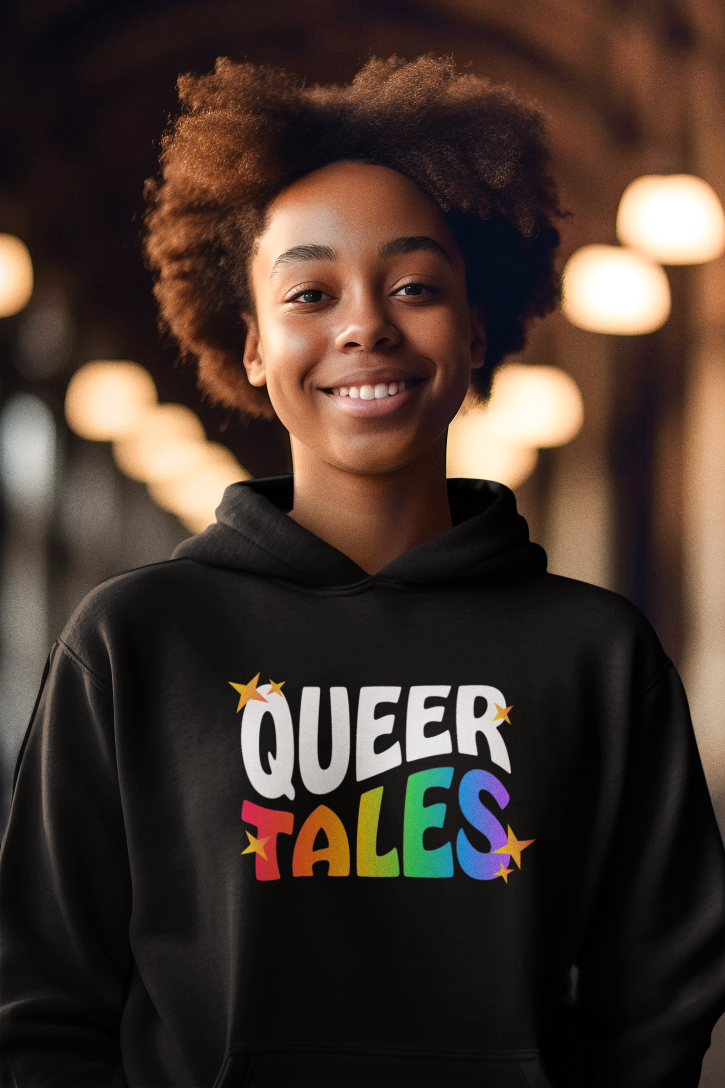 Eco Raglan Hoodie: Queer Tales