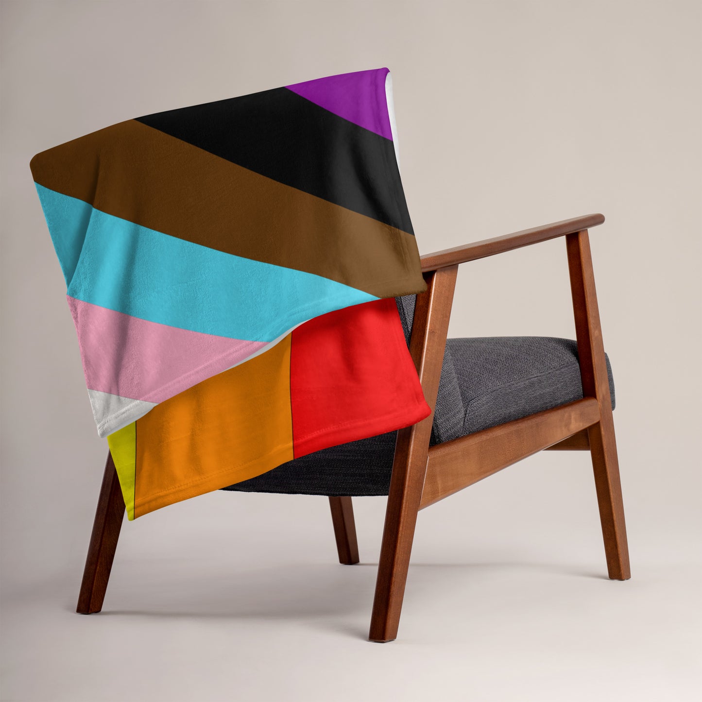 Progressive Pride Throw Blanket