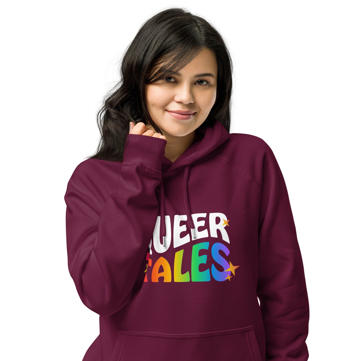 Eco Raglan Hoodie: Queer Tales