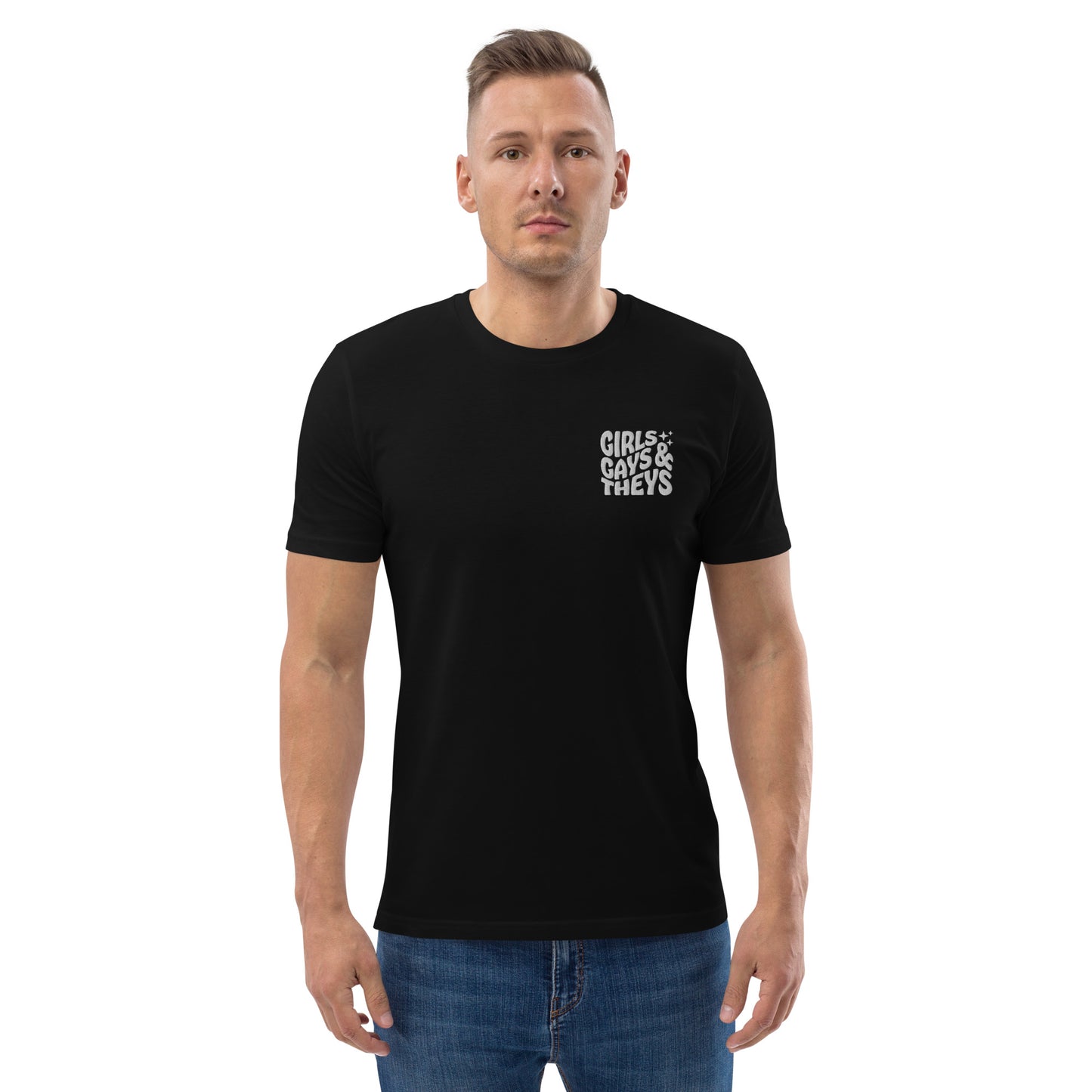 Organic cotton t-shirt: Girls Gays & They's