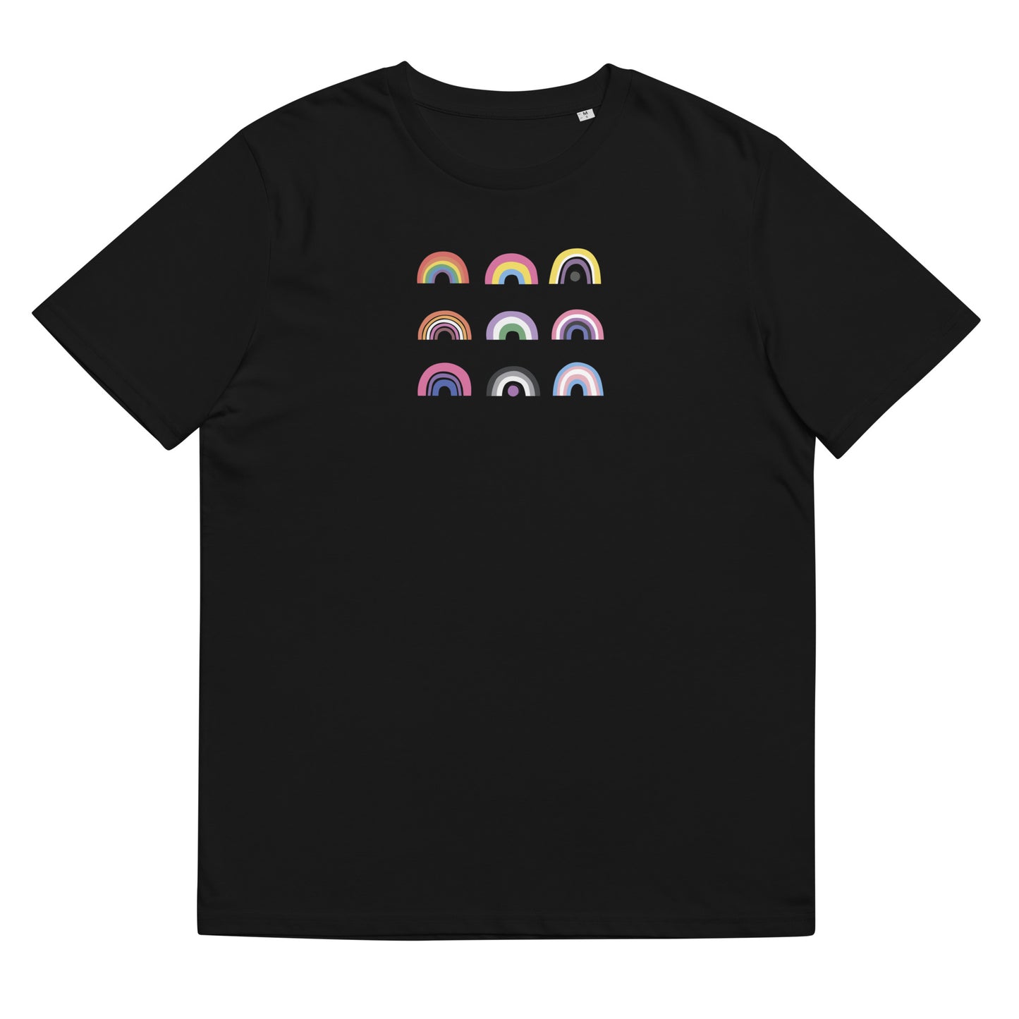 Organic Cotton T-shirt: Queer Team Graphic Print