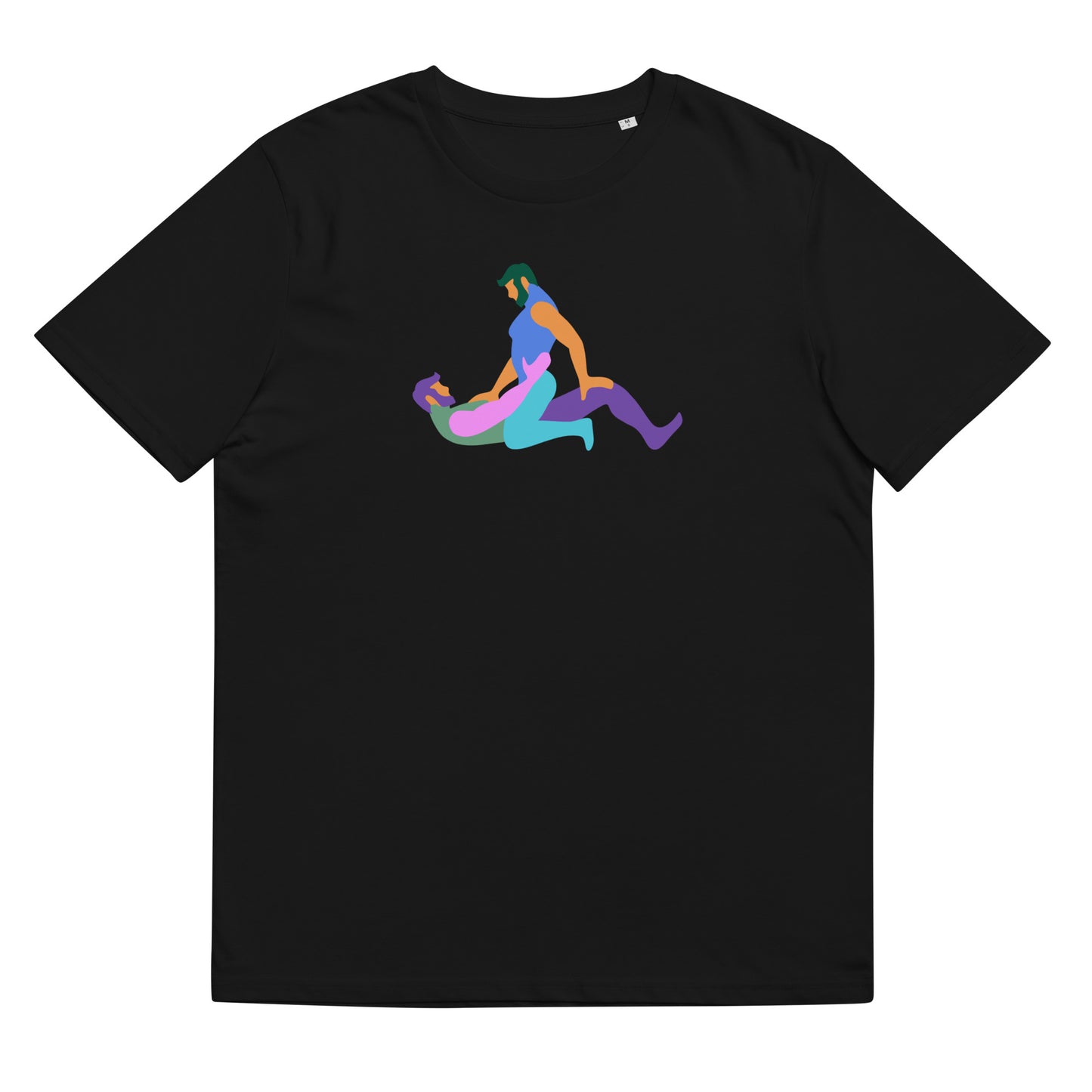 Organic Cotton T-shirt: Positions Graphic Print