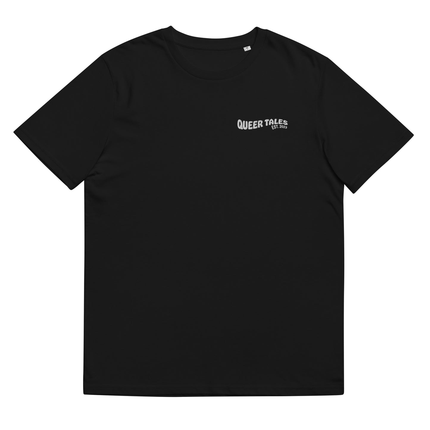 Organic Cotton T-shirt: Queer Tales Embroidery