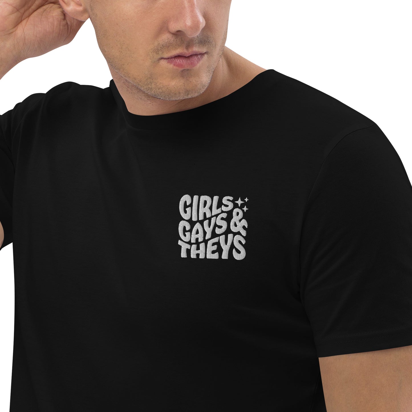 Organic cotton t-shirt: Girls Gays & They's