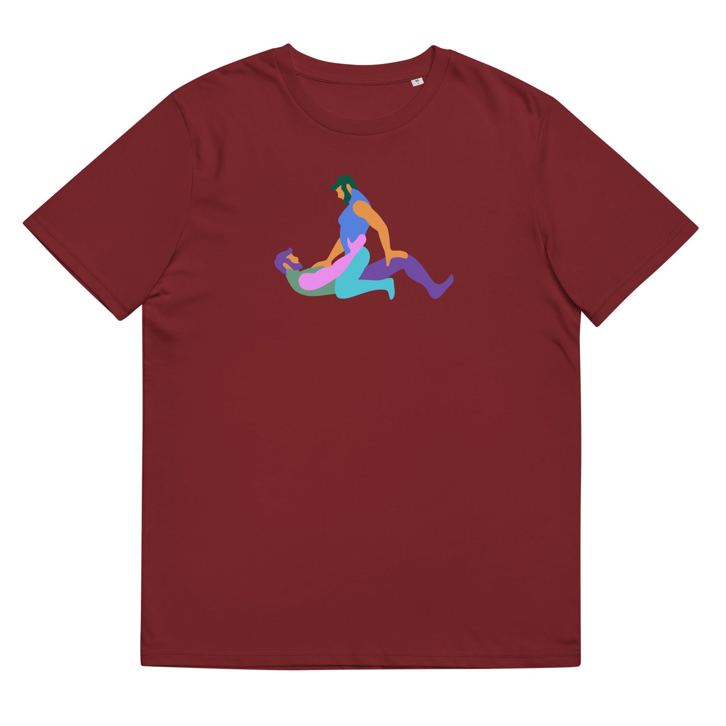 Organic Cotton T-shirt: Positions Graphic Print