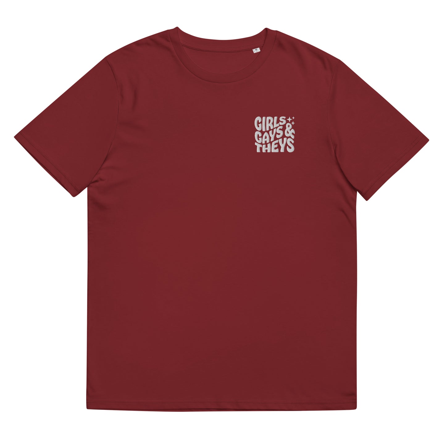 Organic cotton t-shirt: Girls Gays & They's