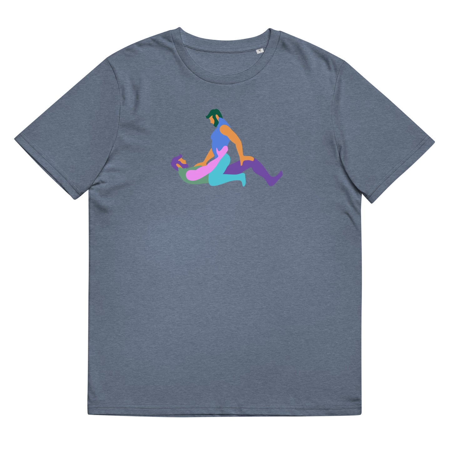 Organic Cotton T-shirt: Positions Graphic Print