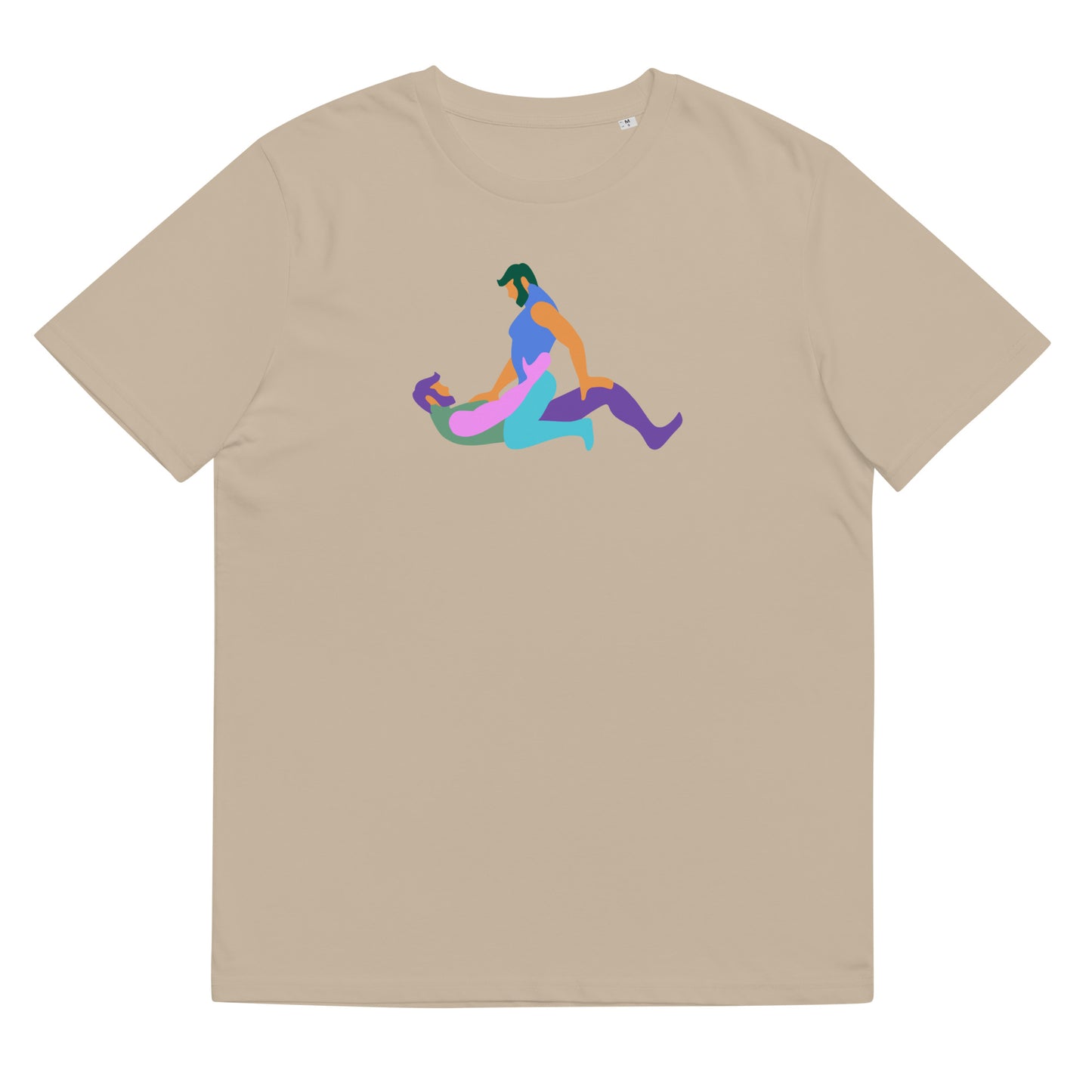 Organic Cotton T-shirt: Positions Graphic Print