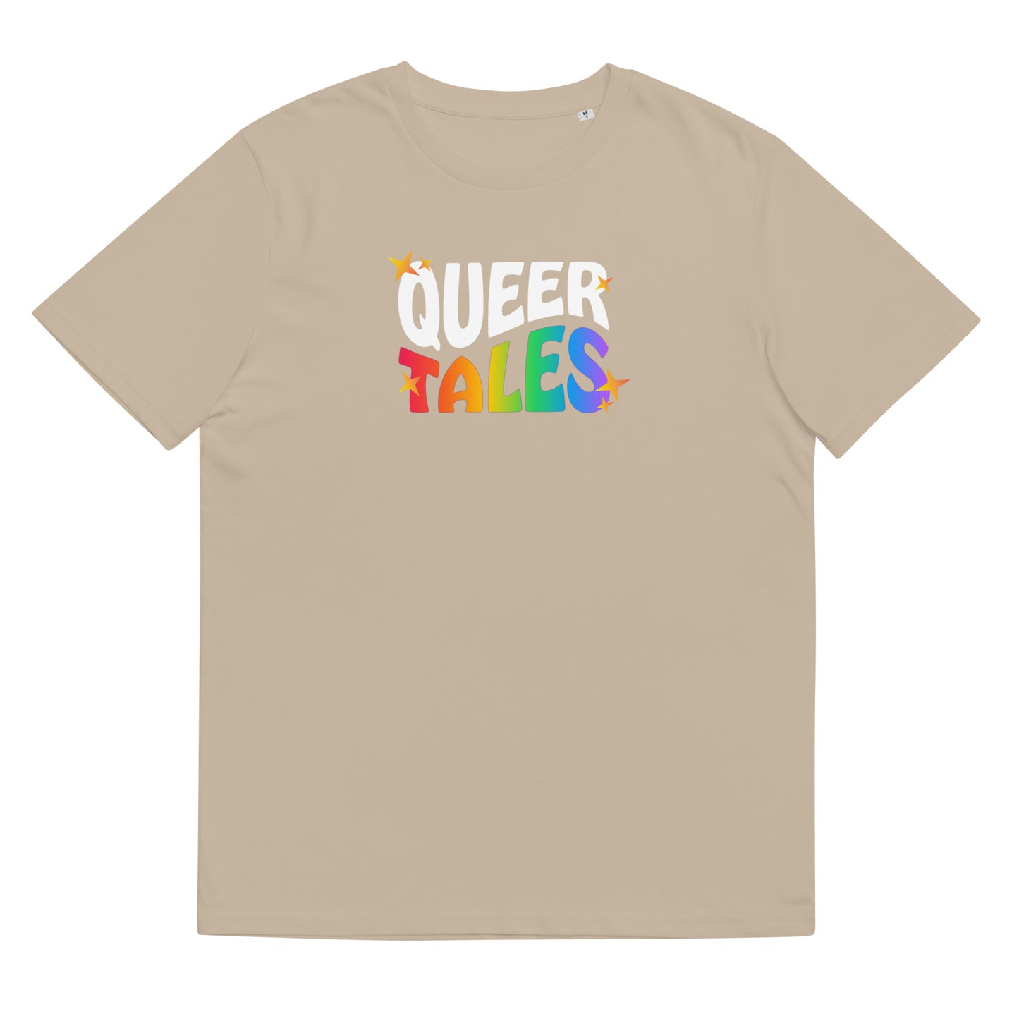 Organic Cotton T-shirt: Queer Tales Graphic Print