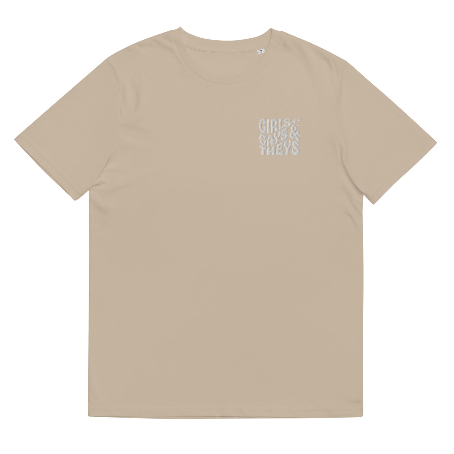 Organic cotton t-shirt: Girls Gays & They's