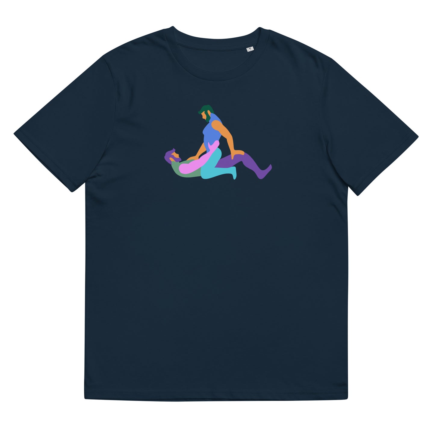 Organic Cotton T-shirt: Positions Graphic Print